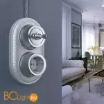 Рамка на 2 поста (жемчужный) Werkel Antik Runda W0025021 a050989 - Фото 0