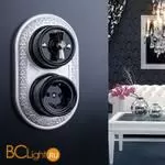 Рамка на 2 поста (жемчужный) Werkel Antik Runda W0025021 a050989 - Фото 1