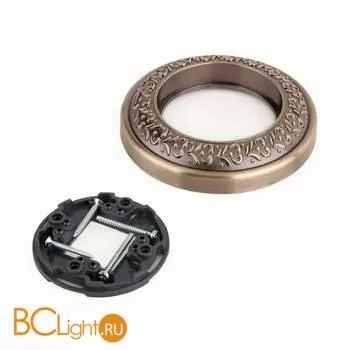 Рамка на 1 пост (бронза) Werkel Antik Runda W0015012 a050982 - Фото 5