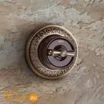 Рамка на 1 пост (бронза) Werkel Antik Runda W0015012 a050982 - Фото 4