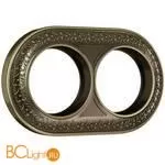 Рамка на 2 поста (бронза) Werkel Antik Runda W0025012 a050984