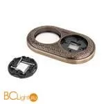 Рамка на 2 поста (бронза) Werkel Antik Runda W0025012 a050984 - Фото 1