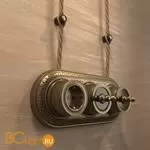 Рамка на 3 поста (бронза) Werkel Antik Runda W0035012 a050988 - Фото 1