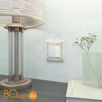 Рамка на 1 пост (белое золото) Werkel Antik W0011523 a050934 - Фото 0