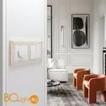 Рамка на 2 поста (белое золото) Werkel Antik W0021523 a050941 - Фото 0