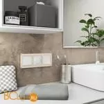 Рамка на 3 поста (белое золото) Werkel Antik W0031523 a050932 - Фото 0