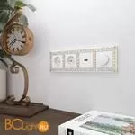 Рамка на 4 поста (белое золото) Werkel Antik W0041523 a050935 - Фото 0