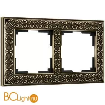 Рамка на 2 поста (бронза) Werkel Antik W0021512 a050947