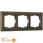 Рамка на 3 поста (бронза) Werkel Antik W0031512 a050943