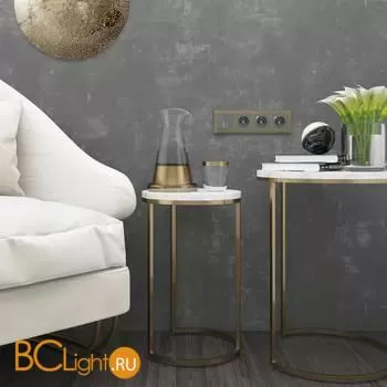 Рамка на 4 поста (бронза) Werkel Antik W0041512 a050939 - Фото 0