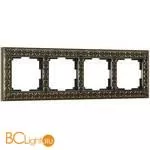Рамка на 4 поста (бронза) Werkel Antik W0041512 a050939