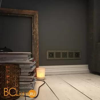 Рамка на 5 постов (бронза) Werkel Antik W0051512 a050940 - Фото 0