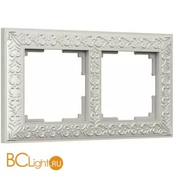 Рамка на 2 поста (жемчужный) Werkel Antik W0021521 a050928