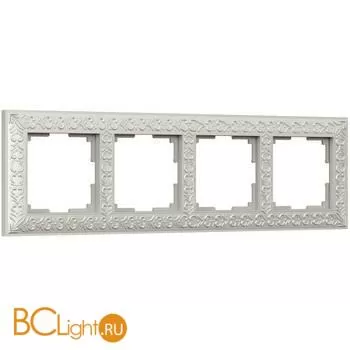 Рамка на 4 поста (жемчужный) Werkel Antik W0041521 a050929