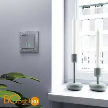 Рамка на 1 пост (матовый хром) Werkel Antik W0011522 a050936 - Фото 1