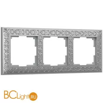 Рамка на 3 поста (матовый хром) Werkel Antik W0031522 a050944