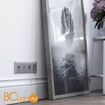 Рамка на 4 поста (матовый хром) Werkel Antik W0041522 a050933 - Фото 0