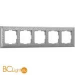 Рамка на 5 постов (матовый хром) Werkel Antik W0051522 a050942