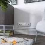 Рамка на 5 постов (матовый хром) Werkel Antik W0051522 a050942 - Фото 0