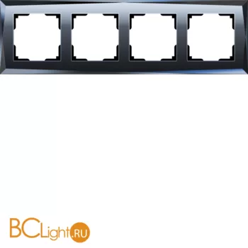 Рамка на 4 поста (черный) Werkel Diamant W0041208 a051445