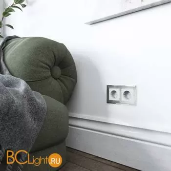 Рамка на 2 поста (зеркальный) Werkel Diamant W0021220 a051015 - Фото 1