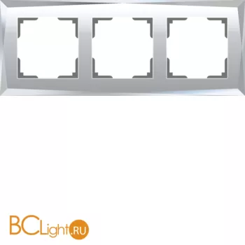 Рамка на 3 поста (зеркальный) Werkel Diamant W0031220 a051019