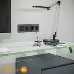 Рамка из стекла на 4 поста Elite графит Werkel W0042440 - Фото 0