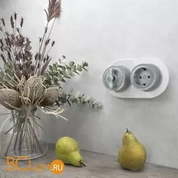 Рамка на 2 поста (Белый) Werkel Favorit Runda W0025101 a051632 - Фото 0