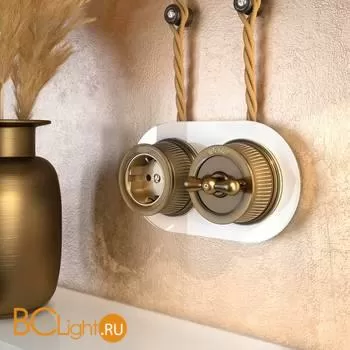 Рамка на 2 поста (Белый) Werkel Favorit Runda W0025101 a051632 - Фото 1