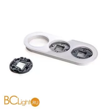 Рамка на 3 поста (Белый) Werkel Favorit Runda W0035101 a051635 - Фото 2