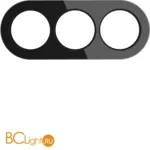 Рамка на 3 поста (Черный) Werkel Favorit Runda W0035108 a051633 - Фото 0