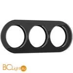 Рамка на 3 поста (Черный) Werkel Favorit Runda W0035108 a051633