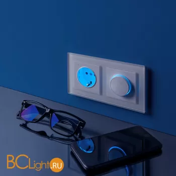 Рамка на 2 поста (белый,стекло) Werkel Favorit W0021101 - Фото 1