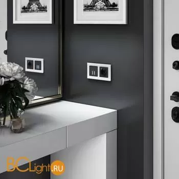 Рамка на 2 поста (белый,стекло) Werkel Favorit W0021101 - Фото 11