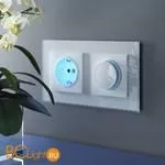 Рамка на 2 поста (белый,стекло) Werkel Favorit W0021101 - Фото 0