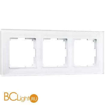Рамка на 3 поста (белый,стекло) Werkel Favorit W0031101