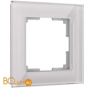 Рамка на 1 пост (дымчатый,стекло) Werkel Favorit W0011117