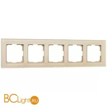 Рамка на 5 постов (шампань) Werkel Favorit W0051111