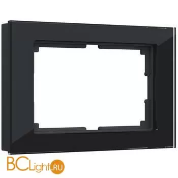 Рамка для двойной розетки (черный) Werkel Favorit W0081108 a051441