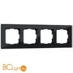 Рамка на 4 поста (черный) Werkel Favorit W0041108