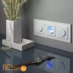 Рамка на 3 поста (белый матовый) Werkel Favorit W0031105 a051286 - Фото 0