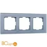 Рамка на 3 поста (серый,стекло) Werkel Favorit W0031115 a050963