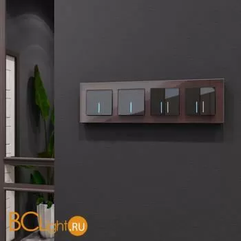 Рамка на 4 поста (мокко) Werkel Favorit W0041118 a051097 - Фото 0