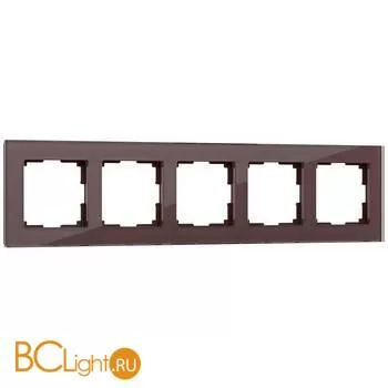 Рамка на 5 постов (мокко) Werkel Favorit W0051118 a051101