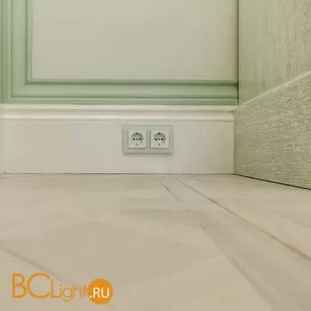 Рамка на 2 поста (натуральное стекло) Werkel Favorit W0021119 a051011 - Фото 0