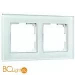 Рамка на 2 поста (натуральное стекло) Werkel Favorit W0021119 a051011