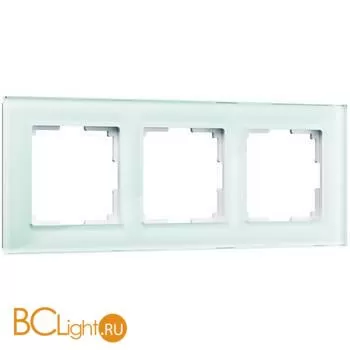 Рамка на 3 поста (натуральное стекло) Werkel Favorit W0031119 a051013