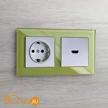 Рамка на 2 поста (фисташковый) Werkel Favorit W0021116 a051106 - Фото 0