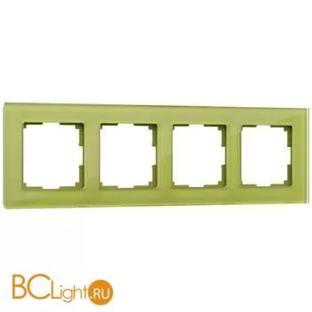 Рамка на 4 поста (фисташковый) Werkel Favorit W0041116 a051105