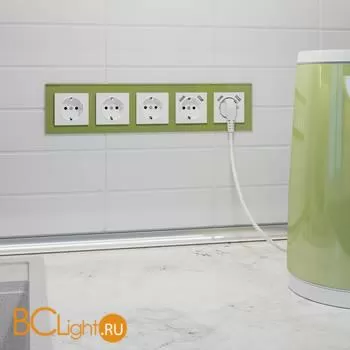 Рамка на 5 постов (фисташковый) Werkel Favorit W0051116 a051103 - Фото 0